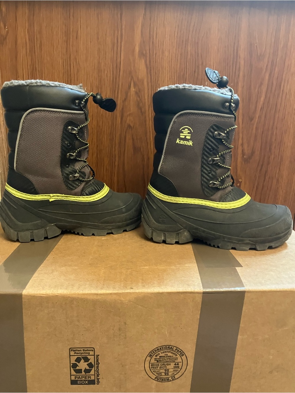 Kamik Boys Luke Insulated Waterproof Snow Winter Boots